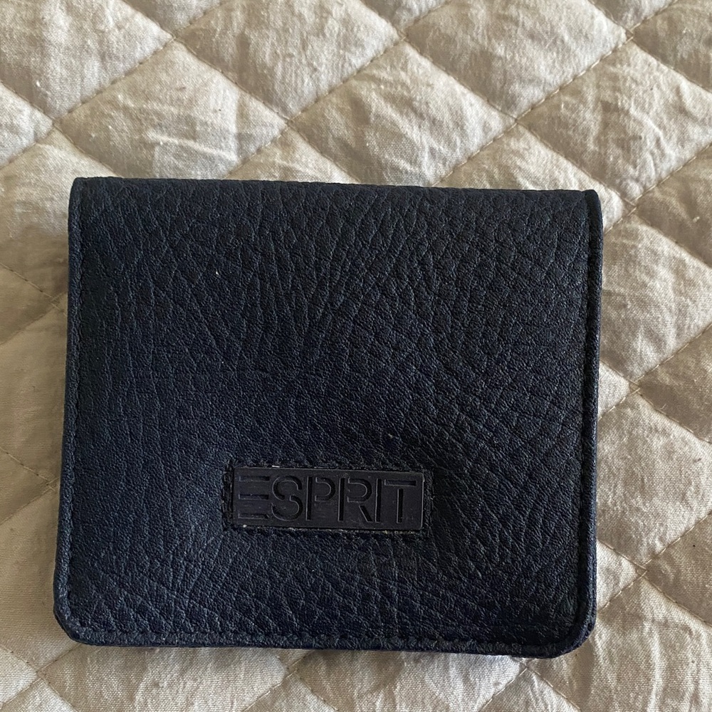 Vintage Esprit Textured Navy Card Wallet